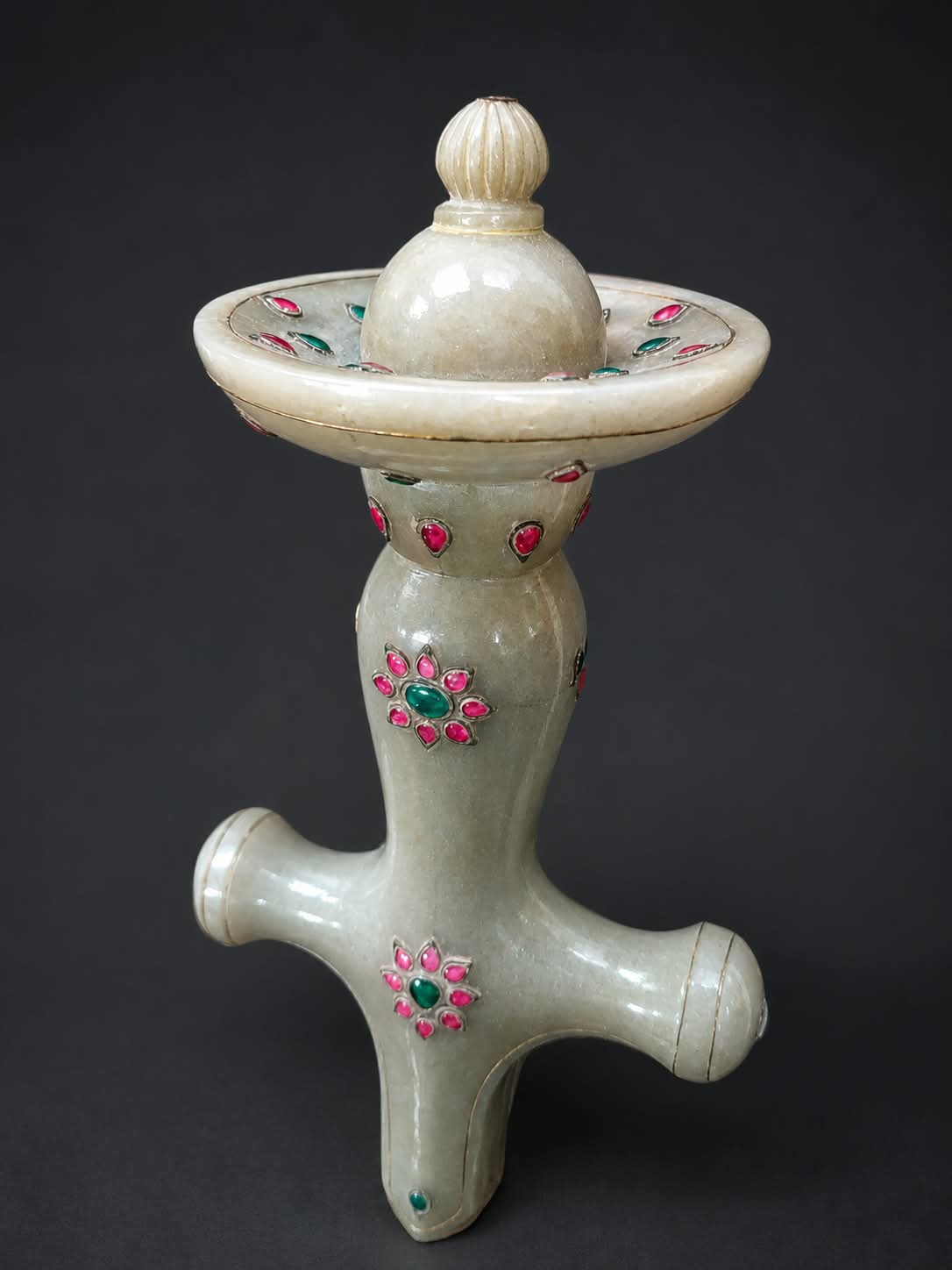 Rare nephrite jade stone handle